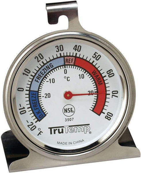 Tru Temp Refrigerator-Freezer Thermometer, 3 Pack