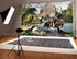 Jurassic Dinosaur Party Decoration Backdrop Photography Dinosaur Kingdom Children Birthday Party Banner Jungle Safari Animals Baby Shower Photo Background 5x3ft Cake Table Photo Booth Vinyl