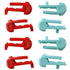 Intermatic Cycle Timer Clock ON/Off Plastic Switch Trippers - TN, PB, TB Series, 4 Red, 4 Green