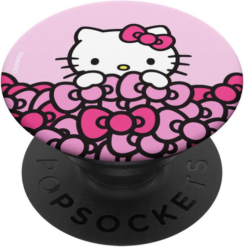 Hello Kitty Pink Bows PopSockets PopGrip: Swappable Grip for Phones & Tablets