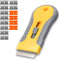 Razor Blade Scrape with 15pcs Extra Blades, Scraper Tool, Razor Blade Retractable, Paint Stripping Tool, Cleaning Tool for Removing Labels, Stickers, Decals, Paint from Glass and Stovetop-WEGAZ