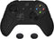 PlayVital Samurai Edition Black Anti-Slip Controller Grip Silicone Skin for Xbox One X/S Controller, Ergonomic Soft Rubber Protective Case Cover for Xbox One S/X Controller with Black Thumb Stick Caps