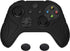 PlayVital Samurai Edition Black Anti-Slip Controller Grip Silicone Skin for Xbox One X/S Controller, Ergonomic Soft Rubber Protective Case Cover for Xbox One S/X Controller with Black Thumb Stick Caps