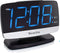 Westclox Tilt & Swivel Digital Alarm Clock Extra Large 1.8? LED Time DisplayEasy to Read Display Great for Bedroom Home Office Model# 71052 (Blue)