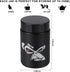 Ornate Ocean 4-Pack 250ml UV Glass Stash Jars - 4 Piece Set Multipurpose Storage Containers - Convenient Airtight Smell Free Screw Top Lid Jars Preserves and Secures Your Herbs