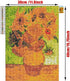 Diamond Painting Kits for Adults Kids Full Drill Crystal 5D DIY Diamond Gem Art Similane Beads Paint Craft for Children Home Wall Decor Gift (Van Gogh Sunflower-16x12in