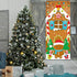 FANCY LAND Christmas Gingerbread House Door Cover Ginger Bread Holiday Decoration 72 x 30 Inches