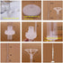 Balloon Stand Kit 2 Sets 4.3 FT Balloon Holder Kits for Table or Floor Adjustable Balloon Column Stand for Party Wedding Graduation Birthday Decorations