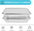 Aluminum Pans with Lids (50-Pack, 8.5"×6") 2.25 LB Capacity Foil Food Containers with Lids - 50 Pans and 50 Cardboard Covers - Disposable Tin Foil Pans - for Baking, Meal Prep and Freezer, Takeout