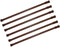 6 Pack Spring Tension Curtain Rod Adjustable Length for Kitchen, Bathroom, Cupboard, Wardrobe, Window, Bookshelf DIY Projects (Wood Grain - 6 Pack,15.7" to 28" Adjustable)