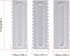 WENMING Cake Scraper Smoother Cake Decorating Comb Set Stainless Steel Cake Icing Smoother Plastic Sawtooth Cake Scraper DIY Decorating Mousse Butter Cream Cake Edge Kitchen Baking Tools(4 Pack)