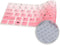 2 Pack Keyboard Cover for HP EliteBook 14 840 G5/ G6, HP EliteBook 745 G5 G6 14 Inch, HP ZBook 14u G5 G6, HP EliteBook 840 Keyboard Skin Protector (Ombre Pink+Clear)
