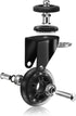 Slipstick CB690 Floor Protecting Rubber Office Chair Caster Wheels (Set ff 5), Roller Style, Universal 7/16" Stem, 3" Black Castors