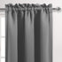 DWCN Blackout Curtains Room Darkening Thermal Insulated Bedroom Curtains Window Treatments , 42 x 45 inches Long, Set of 2 Grey Rod Pocket Drapes