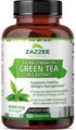 Zazzee Extra Strength Green Tea 20:1 Extract, 6000 mg Strength, 150 Vegan Capsules, 50% EGCG, 98% Polyphenols and 80% Catcehins, Potent 20x Extract, Up to 5 Month Supply, Vegan, All-Natural
