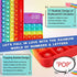 Keyboard Pop It Calculator Small Pop Its Pack, Kids Keyboard Fidget Computer Pop It, Poppet Keyboard Fidget Toy Set ADHD Sensory Fidget Toys Pack for Teens Adult, Stress Relief Fidget Poppers(Rainbow)