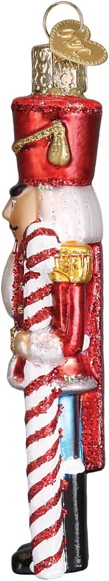 Old World Christmas Candy Glass Blown Ornaments for Christmas Tree Peppermint Nutcracker