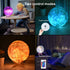 HYODREAM 3D Moon Lamp Kids Night Light Galaxy Lamp 16 Colors LED Light with Rechargeable Battery Touch & Remote Control as Birthday Gifts for Boys/Girls/Kids