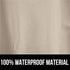 Gorilla Grip PEVA Waterproof, Strong Weighted Magnets, Set of Two 72x72, Rust Resistant Grommets, Heavy Duty Thick Shower Curtain Liner, Easy Hang, Fits Standard Bathroom Showers and Bath Tubs, Beige