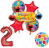 Elmo and Friends Sesame Street 2nd Birthday Supplies Decorations Balloon kit