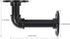 MOOACE Pipe Shelf Brackets 6 Packs, Industrial DIY Floating Shelf Bracket Black, Wall Mounted Metal Shelving Supports, L Bracket Rustic Vintage Look