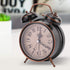 Christmas Carnival Boquite Old Fashioned Alarm Clock, Retro Mechanical Alarm Clock, Old Alarm Clock Traditional Alarm Clock with Night Light (Black)