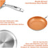 Frying Pan, NAVU Nonstick Egg Pans for Cooking, Non Stick Skillet Ceramic Coating Cookware, 10 Inch