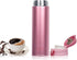 DILLER Vacuum Insulated Water Bottle,Stainless Steel Thermos Coffee Travel Mug BPA-Free Thermos Flask ,Keeps Cold 24H, Hot 12H,17 oz (pink)