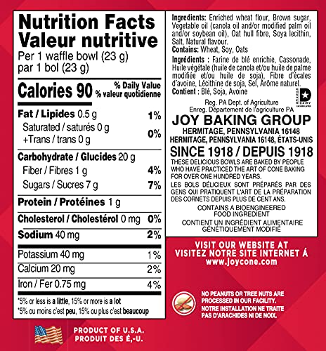 Joy Cone Waffle Bowls, 10 ct