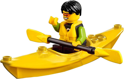 LEGO City Beachgoer Minifigure - Kayaker (w/ Kayak & Oars) 60153