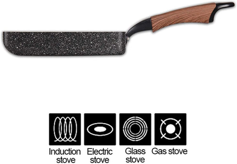 ROCKURWOK Omelette Pan? Tamagoyaki Japanese Egg Pan, 7? x 6?, Nonstick Rectangle Egg Frying Pan, Black