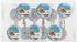 C.IOPMNU Funny Cat Shower Curtain Hooks, 12pcs Cat Loving His Bath Decorative Shower Curtain Hanger Rings Roller, Rust Resistant Round Shower Rings Hangers for Bathroom Curtains Rods