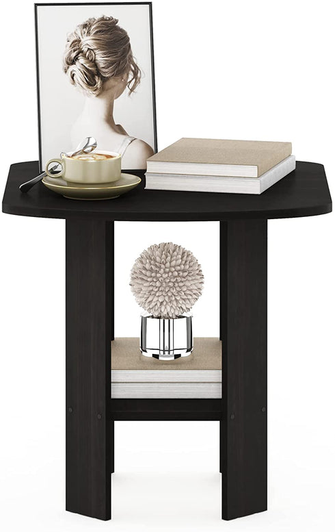 Furinno Simple Design End/SideTable, Espresso