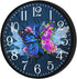 Clock time Silent Non Ticking Round Wall Clock 10 inch Easy to Read for Home Kitchen Living Room Office Bathroom Bedroom