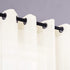 Ivory Sheer Curtains 63 Inch Length Window Panel Pair Set of 2 Packs Grommet Top Faux Linen Look Drapes Voiles Semi Sheer Curtains for Living Room Bedroom Wide 52 x 63 Inches Long Cream Ecru Off White