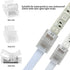 RGBZONE 32.8ft 5 Pin RGBW Extension Cable Wire Cord and 5Pack 5 Pin RGBW LED Light Strip Connectors Strip to Wire Quick Connection for 10mm Wide Waterproof or Non-Waterproof 5050 LED RGBW Strip Light