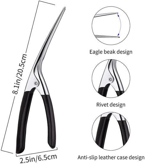 4 PCS Shrimp Deveiner Tool and Peeler, Stainless Steel Shrimp Peeler and Shrimp Cleaner Knife, Easy to Use Shrimp Deveiner, Kitchen Tools