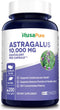 Astragalus 10000 mg Per Caps 200 Veggie Capsules (Vegetarian, Non-GMO & Gluten-Free) Max Strength