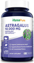 Astragalus 10000 mg Per Caps 200 Veggie Capsules (Vegetarian, Non-GMO & Gluten-Free) Max Strength