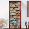 MISSSIXTY 3D Door Wall Mural Wallpaper Stickers Vinyl Removable Decals for Home Decoration 30.3" x 78.7" (Broken Bricks)