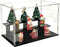 LANSCOERY 3 Steps Clear Acrylic Display Case Assembly Countertop Box Cube Organizer Stand Dustproof Protection Showcase for Action Figures, Toys, Collectibles (3 Tier 9.5x5.5x6.3 Inch, 24x14x16cm)