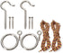 IParts Hook and Ring Swing DIY Kit Heavy-Duty Hardware and String Ring Toss Game, Set of 2