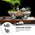 Amosfun 2Pcs Snail Figurine Ceramic- Miniature Snail Ornament - Miniature Cats Minifigures Unicorn Figurines Decor Figurine -Tea Table Ornament Mini Retro Creative -Decor Snail Figurine Ornament