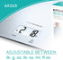 Our Brand - innoHaus Multi-Function Kitchen Food Scale, Digital Display with Tare Function, Precise, Measures in g, oz, lb:oz, ml, fl.oz with Auto-Off, Silver