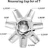 Measuring Cups Stainless Steel 7 Piece Stackable Set for Dry or Liquid Ingredients Measurement - Kitchen Gadgets & Utensils Metal Measuring Cups Best for Cooking & Baking