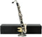 Dselvgvu Miniature Bass Clarinet with Stand and Case Mini Musical Instrument Mini Bass Clarinet Miniature Dollhouse Model Christmas Ornament (5.12")