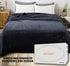 Soft Queen Size Blanket for Fall Winter Spring All Season 350GSM Thicken Warm Fuzzy Microplush Lightweight Thermal Fleece Summer Autumn Blankets for Couch Bed Sofa SOFTCARE Dark Gray 90"*90"