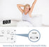 Welgo LED Digital Alarm Clock with USB Charging Port, 0-100% Dimmer, Large Number, AM/PM, White Bold Digits, Snooze, Adjustable Volume, Outlet Powered for Bedroom Bedside(White)