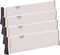 Set of 4 Adjustable Dresser Drawer dividers Organizers, Plastic Expandable Drawer Organization Separators for Kitchen, Bedroom, Closet, Bathroom, Clothing, Cabinet, Clothes, Underwear, Office, X-Large