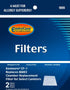 EnviroCare Premium Replacement Vacuum Cleaner Filters made to fit Kenmore Sears Progressive CF1, Progressive & Whispertone, Panasonic Vacuum Cleaners, 86883, 86880, 20-86883, 2 filters